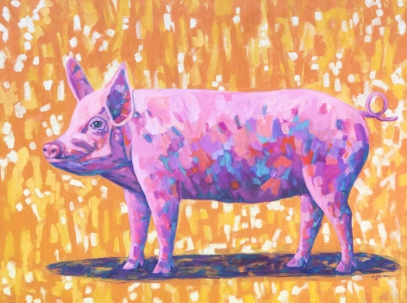 Pretty in Pink by artist Denise Jaunsem